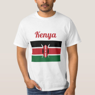 Kenya Flagga T-Shirt