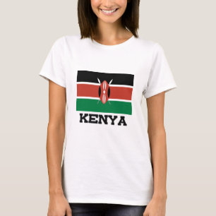 Kenya flagga tee