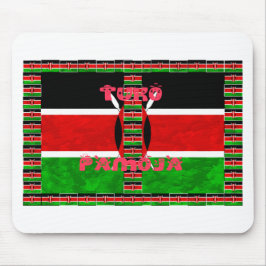 Kenya Flagga Tuko Pamoja Musmatta