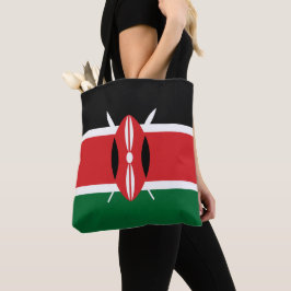Kenya flagga tygkasse