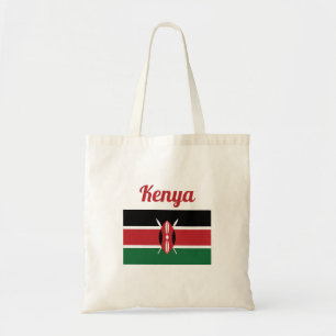 Kenya Flagga Tygkasse