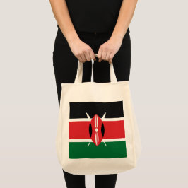 Kenya flagga tygkasse
