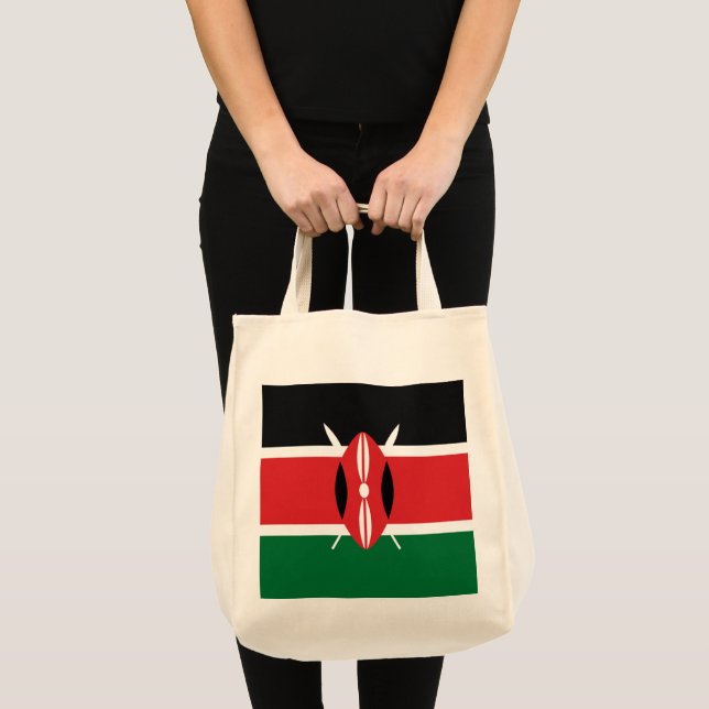Kenya flagga tygkasse (Framsida (produkt))