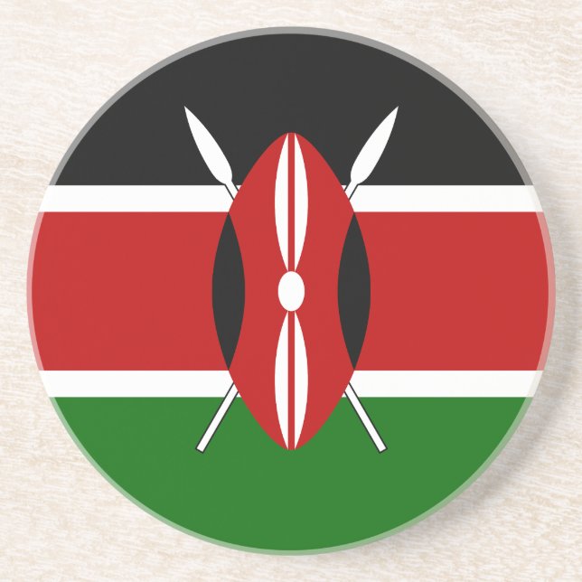 Kenya Flagga Underlägg (Framsidan)