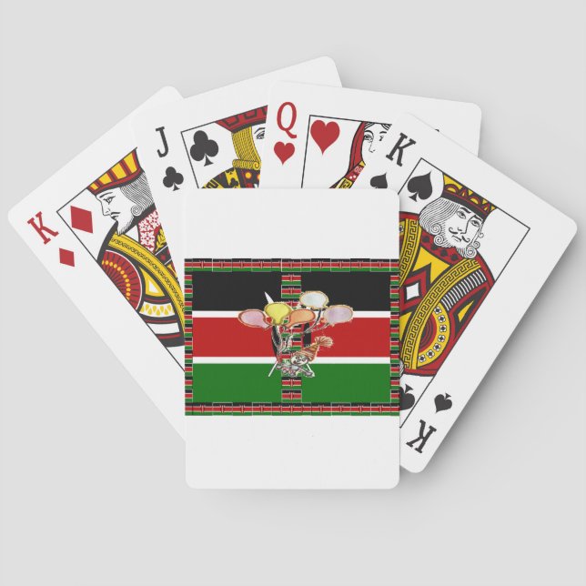 Kenya födelsedag casinokort (Baksidan)