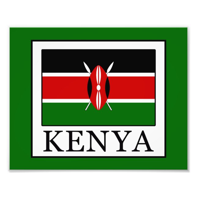 Kenya Fototryck (Framsidan)
