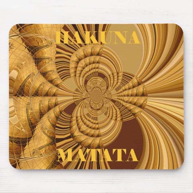 Kenya Giraffe Mousepad Vågrät Template Musmatta (Framsidan)