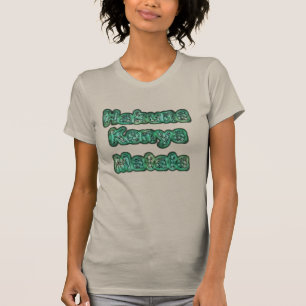 Kenya Going Grönt Hakuna Matata Tshirt Tee Shirt
