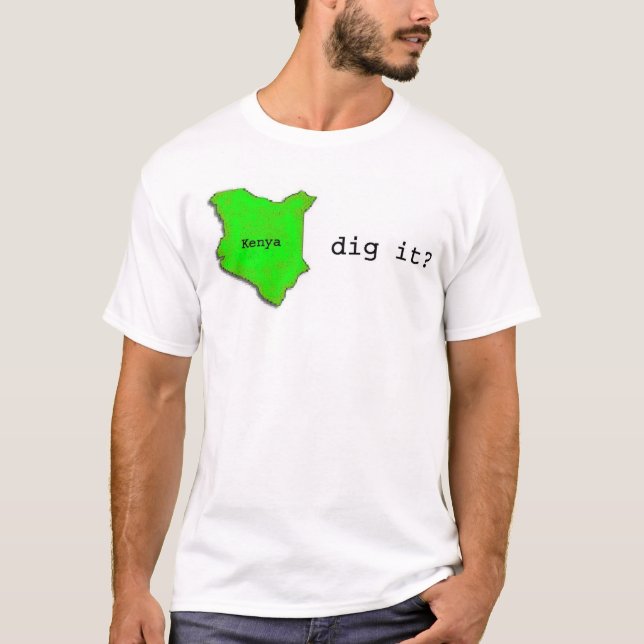Kenya gräver det? t-shirt (Framsida)