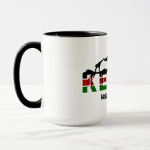 Kenya Hakuna Matata Kaffe Mugg: Afrikansk Dekorati