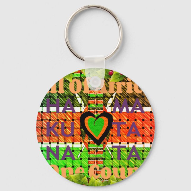 Kenya Hakuna Matata Nyckelring (Framsida)