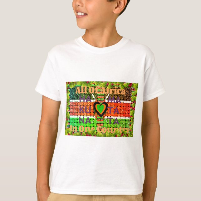 Kenya Hakuna Matata T Shirt (Framsida)