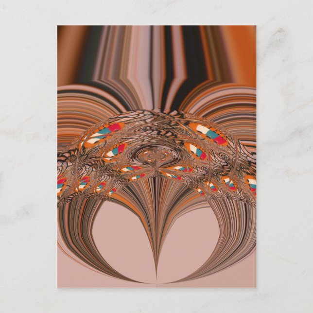 Kenya HakunaMatata Tradition Färg-design.png Vykort (Framsida)