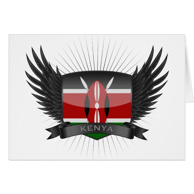 KENYA HÄLSNINGSKORT (Framsidan Horizontal)