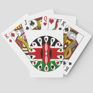 Kenya Hearts Spelkort