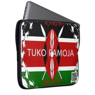 Kenya Heritage Tuko Pamoja Att knyta Tech Laptop Fodral