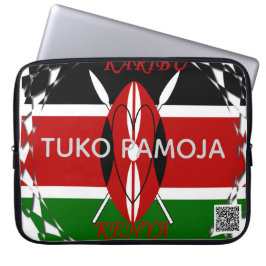 Kenya Heritage Tuko Pamoja Att knyta Tech Laptop Fodral