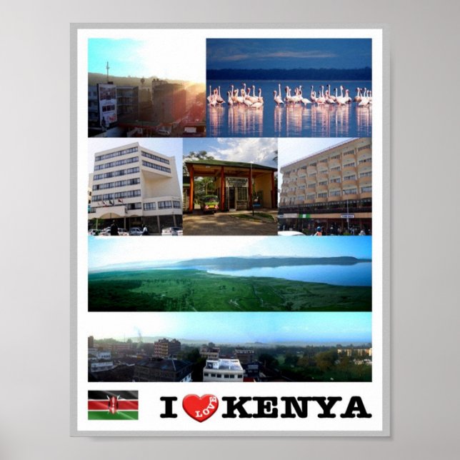 Kenya - I Kärlek - Poster (Framsidan)