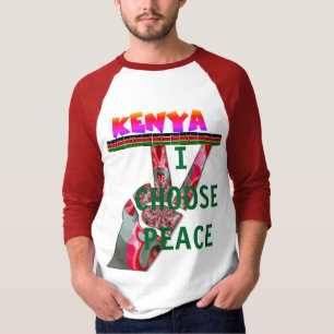 Kenya: "Jag väljer fred" T-Shirt