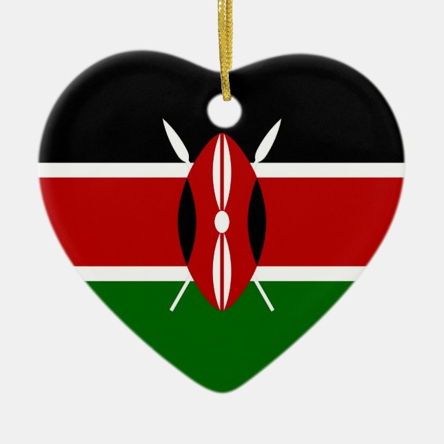 KENYA JULGRANSPRYDNAD KERAMIK (Framsidan)