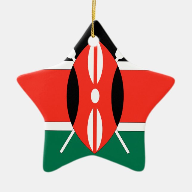 Kenya Julgransprydnad Keramik (Framsidan)