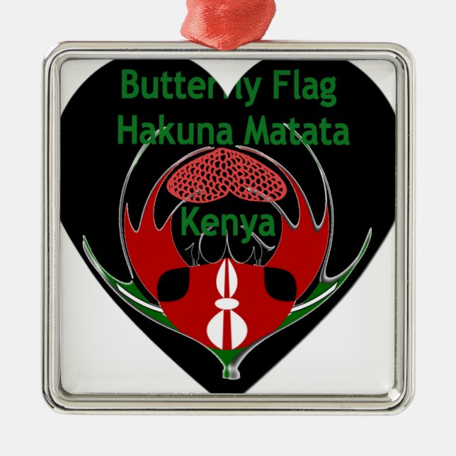 Kenya Julgransprydnad Metall (Framsidan)