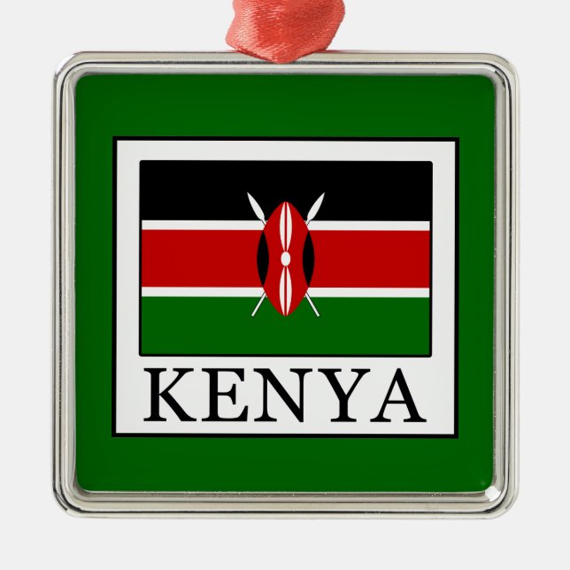 Kenya Julgransprydnad Metall (Framsidan)