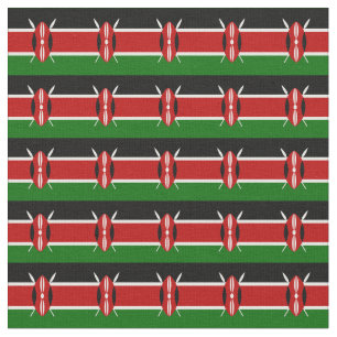 Kenya & Kenyan Flagga, mode, resa/sport Tyg