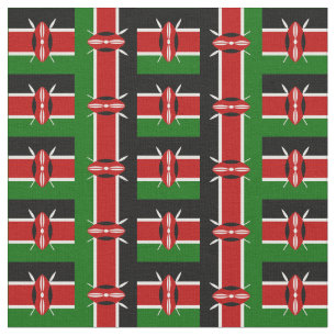 Kenya & Kenyan Flagga, mode, resa/sport Tyg
