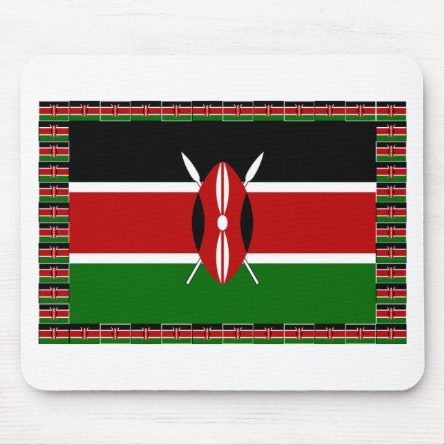Kenya Kenyan Flaggor Musmatta (Framsidan)