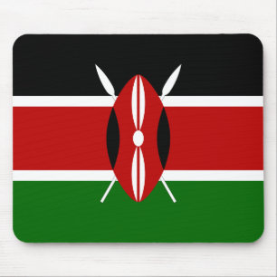 Kenya (kenyanska) Flagga Musmatta