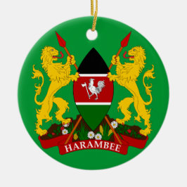 KENYA - keramisk julprydnad Julgransprydnad Keramik