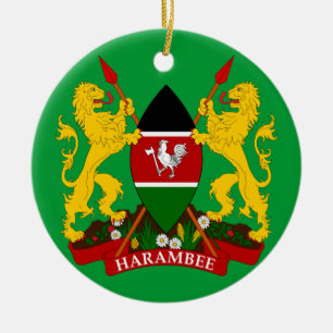 KENYA - keramisk julprydnad Julgransprydnad Keramik