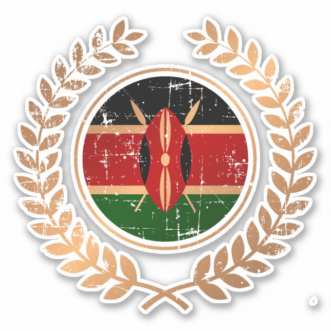 Kenya Klistermärken (Framsida)