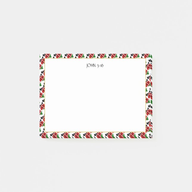 KENYA Kristet skriftställe Post-it Block (Framsida)