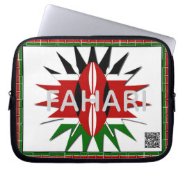 Kenya Kulturarv: Fahari (Stolthet/Ära) Anpassnings Laptop Fodral