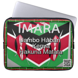 Kenya Kulturarv | Imara: Styrka eller Stabilitet T Laptop Fodral