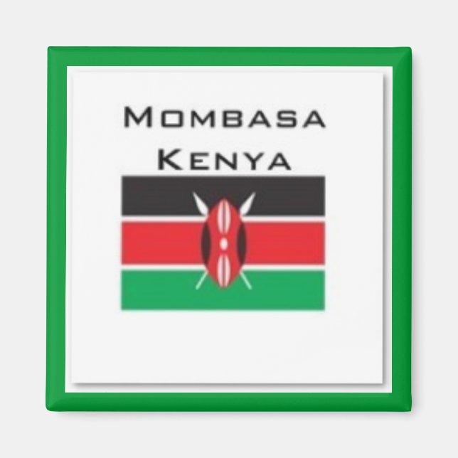 Kenya, mombasa magnet (Framsidan)