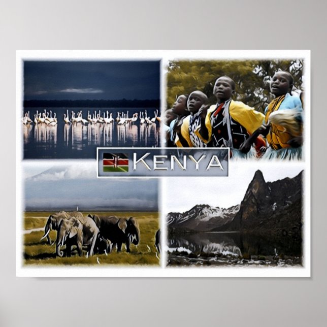 Kenya - Mosaic - Poster (Framsidan)