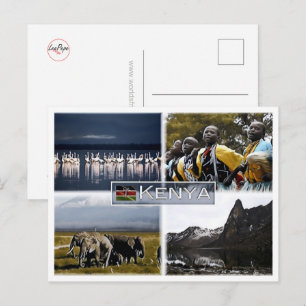 Kenya - Mosaic - Vykort