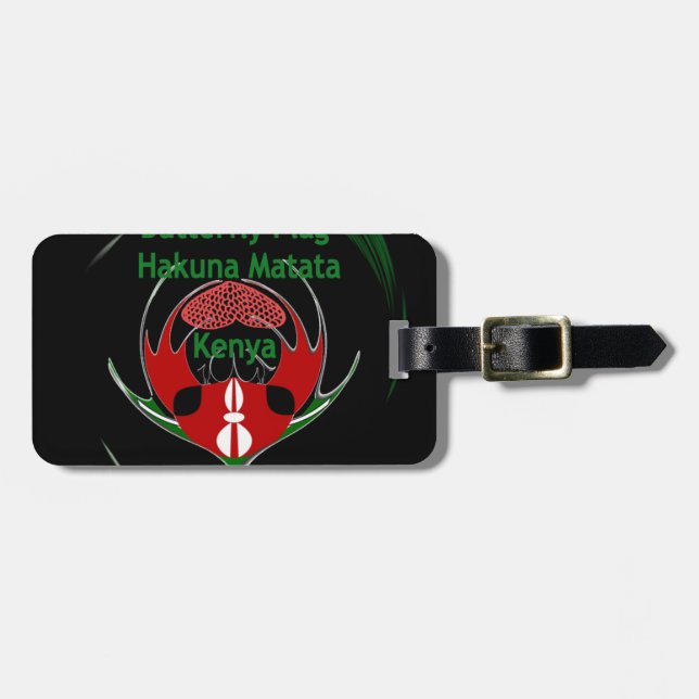 Kenya Raha Hakuna Matata.jpg Bagagebricka (Horisontell Framsida)