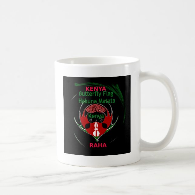 Kenya Raha Hakuna Matata.jpg Kaffemugg (Höger)