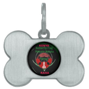 Kenya Raha Hakuna Matata.jpg Namnbricka Husdjur