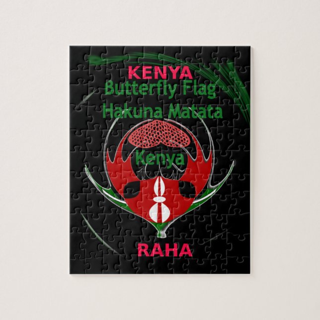 Kenya Raha Hakuna Matata.jpg Pussel (Vertikal)