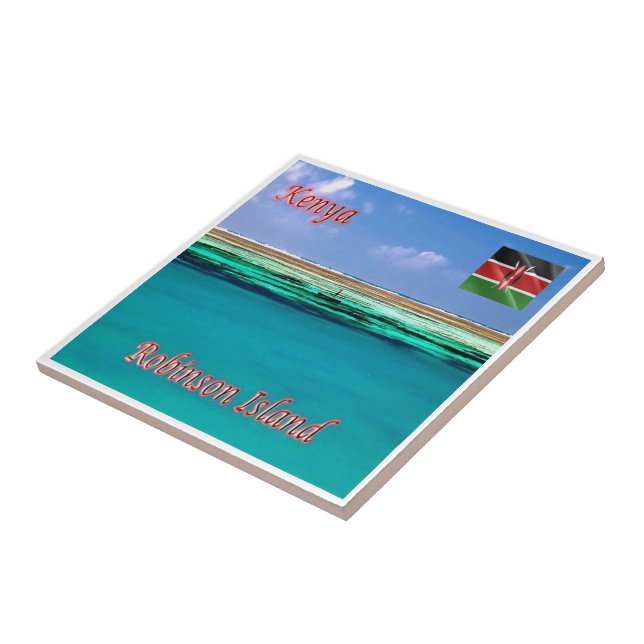 KENYA, Robinson Island, Afrika Kakelplatta (Sidan)
