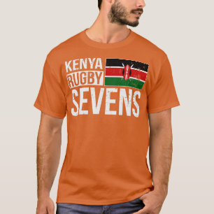 Kenya Rugby Sevens 7s Proud Fläkt av kenyansk Afri T Shirt