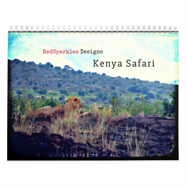Kenya Safari Kalender (Omslag)