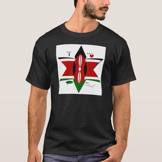 Kenya Safari Tee Shirt (Framsida)