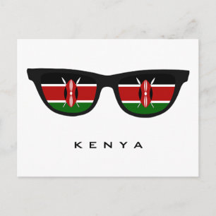 Kenya Shades anpassningsbar text och färg vykort