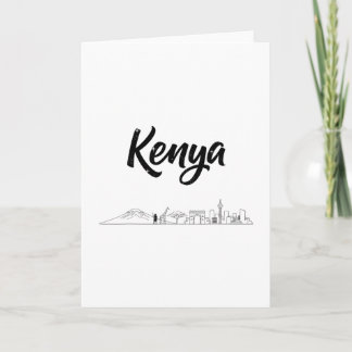 Kenya Skyline Semester Resemode  Kort
